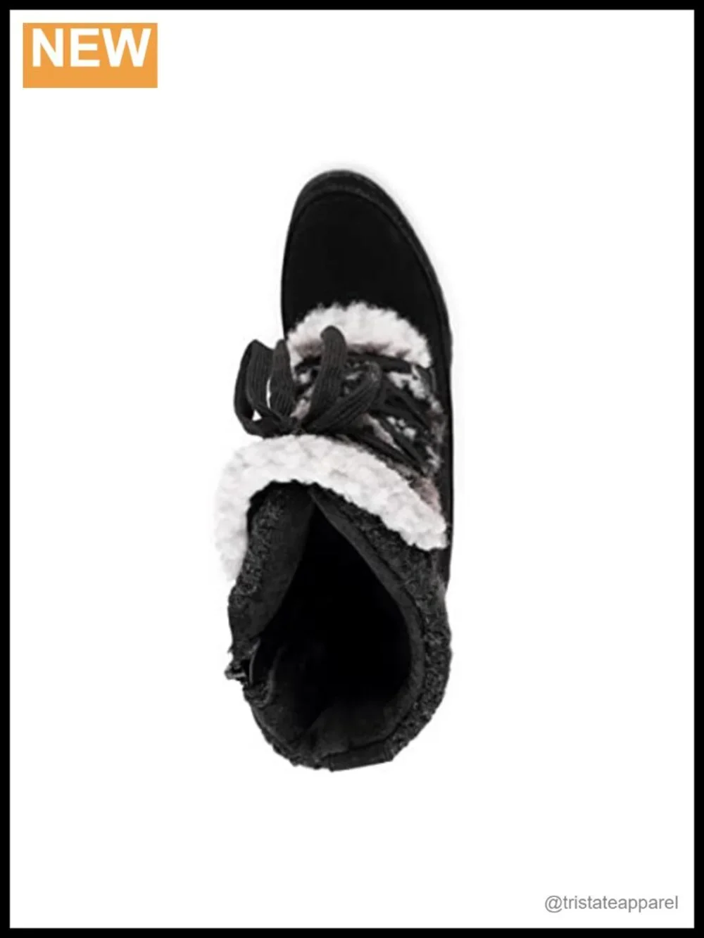 Women's Faux Suede Mid-Calf Boots with Faux Fur and Memory Foam